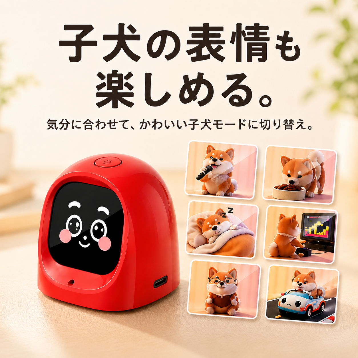AI車載ペット｜会話・表情アニメ｜スマートドライブ